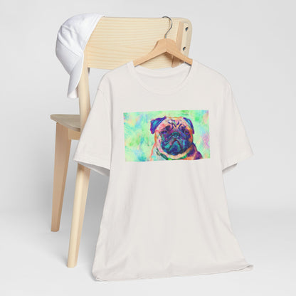 Colorful Pug Shirt - Painterly Pop Art Dog Tee