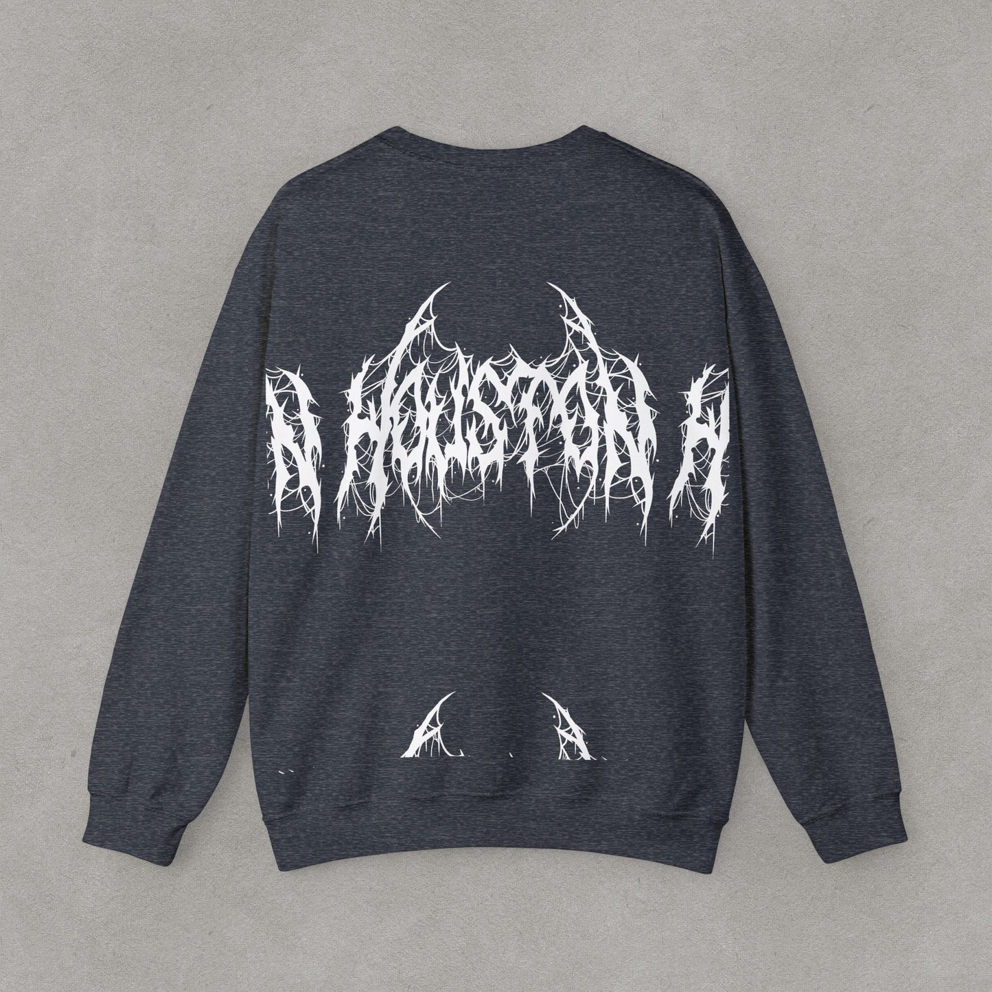 Houston Heavy Metal Sweatshirt - HTX Grunge Logo