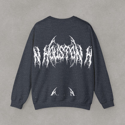 Houston Heavy Metal Sweatshirt - HTX Grunge Logo