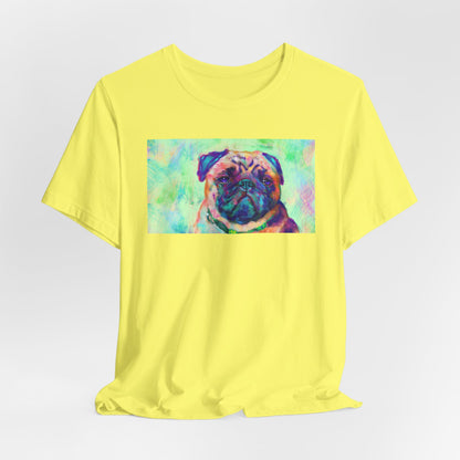 Colorful Pug Shirt - Painterly Pop Art Dog Tee