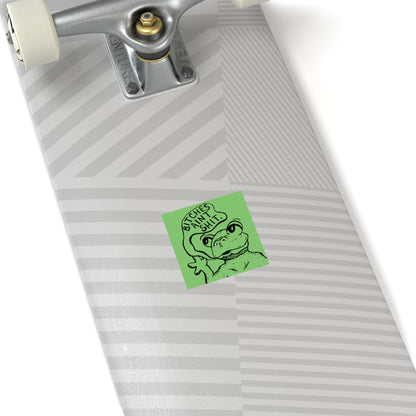 B*tches Ain't... Frog Sticker | Funny Frog Meme Vinyl Sticker