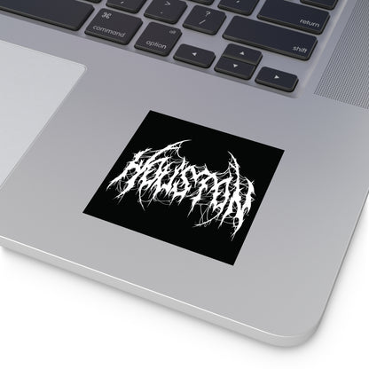 Houston - Heavy Metal Vinyl Sticker