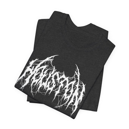 Houston Heavy Metal Logo T-Shirt - Black and White Graphic Tee