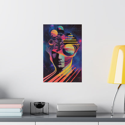 Cosmic Intentions III Poster Art Print | Retro Psychedelic Poster