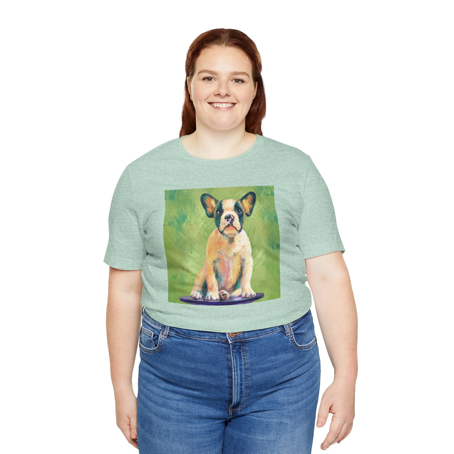 Colorful French Bulldog Shirt - Painterly Pop Art Dog Tee