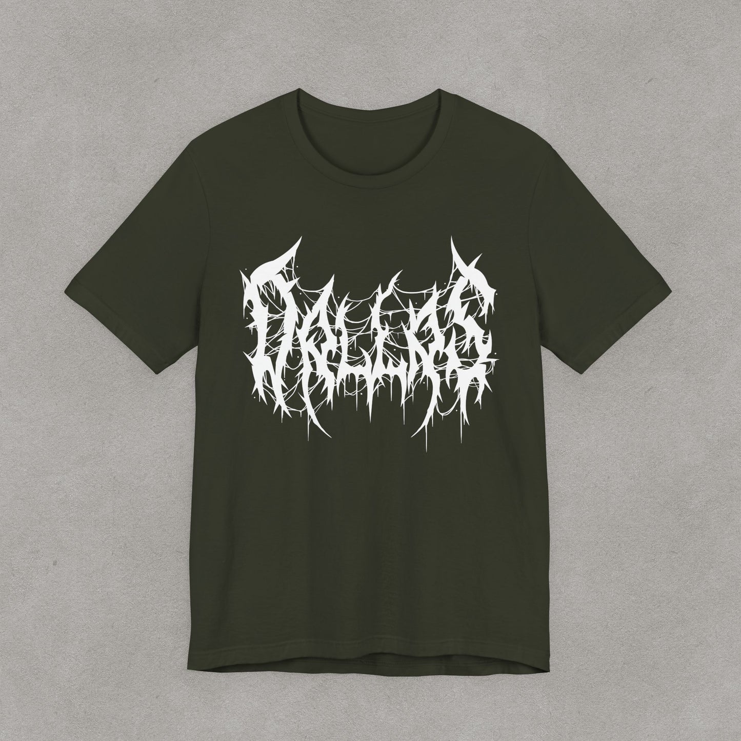 Dallas Heavy Metal Logo T-Shirt - Black and White Graphic Tee