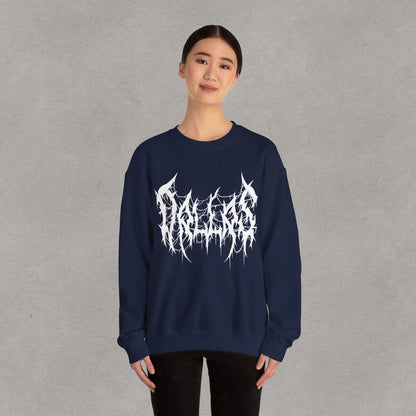 Dallas Heavy Metal Sweatshirt - Black and White Streetwear