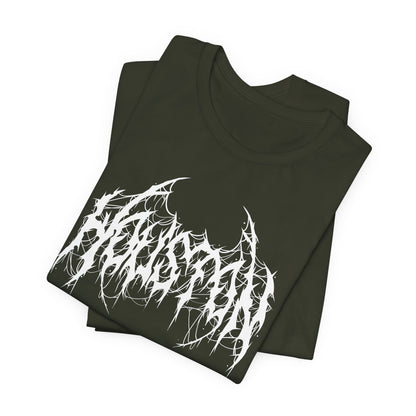 Houston Heavy Metal Logo T-Shirt - Black and White Graphic Tee