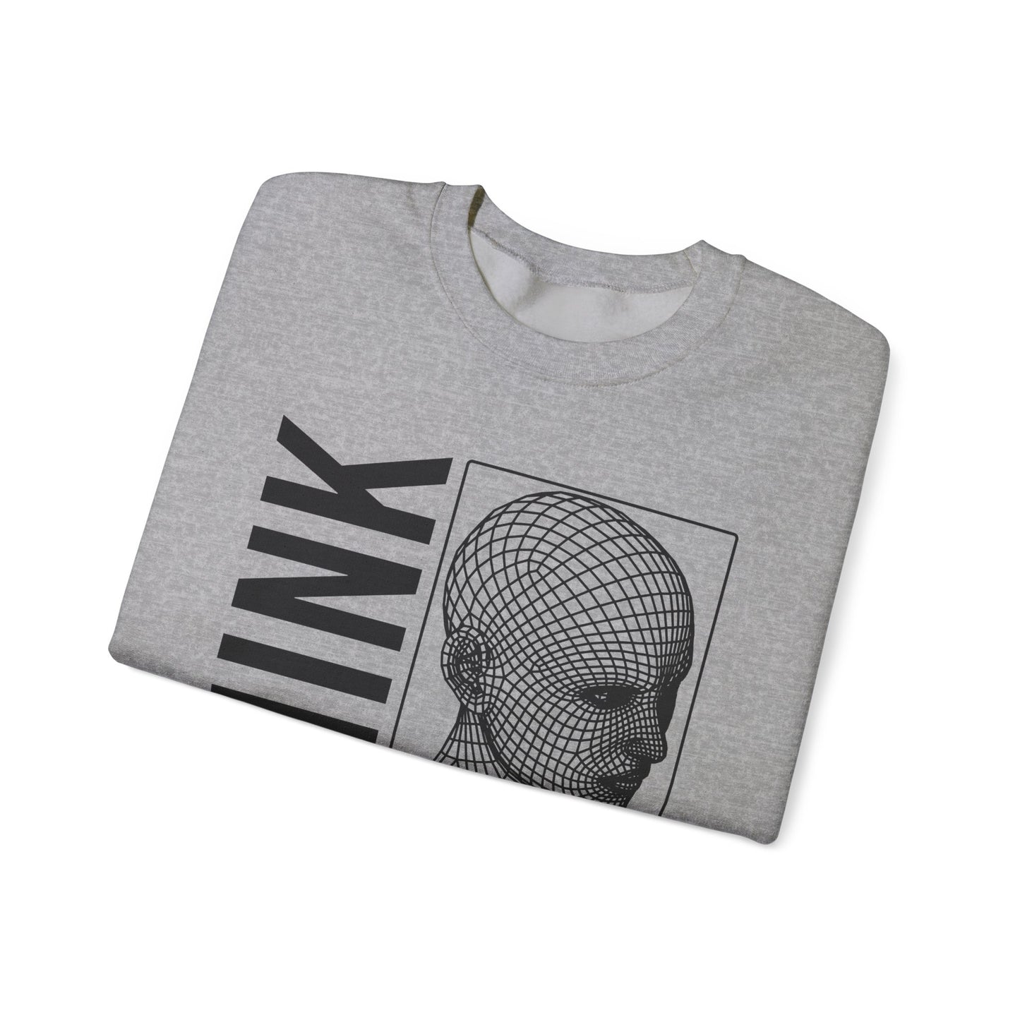 THINK It's Not Illegal Yet - Unisex Heavy Blend Sweatshirt Sweater Streetwear - Cyberpunk Vaporwave Aesthetic
