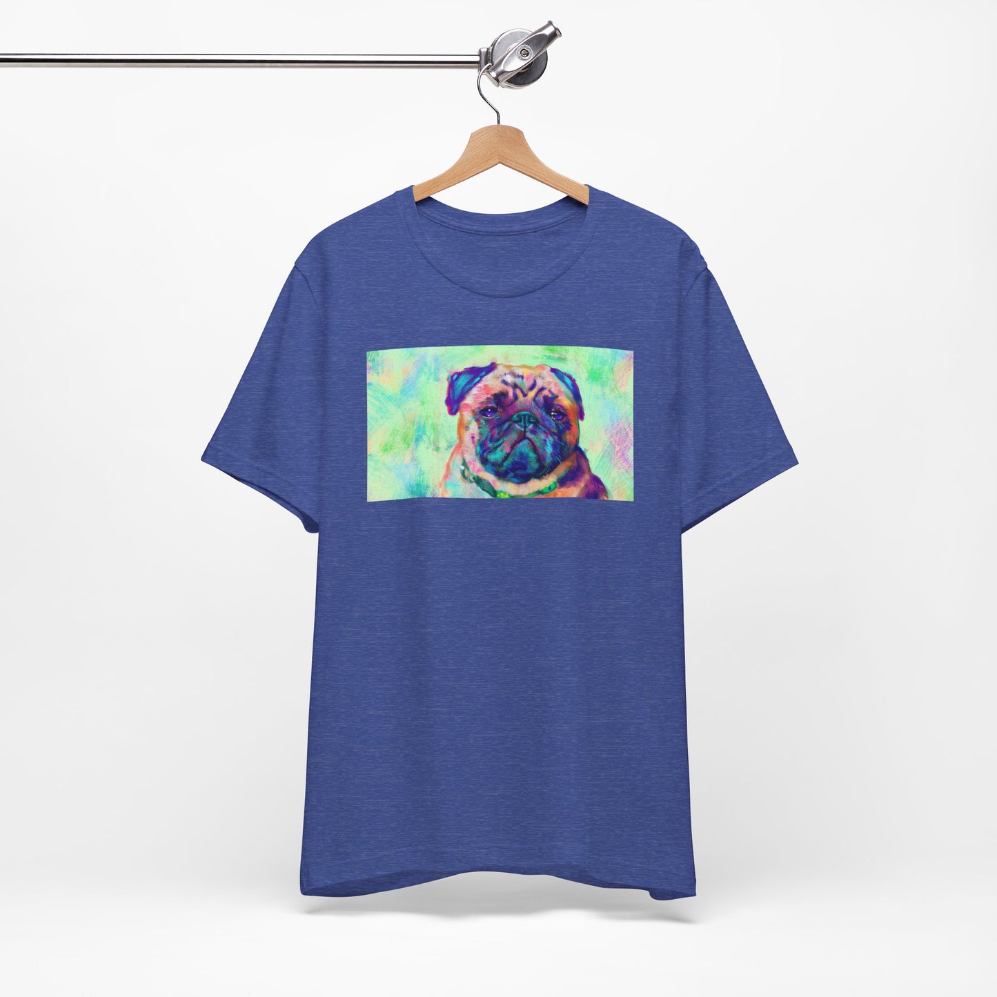 Colorful Pug Shirt - Painterly Pop Art Dog Tee
