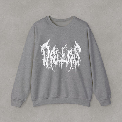 Dallas Heavy Metal Sweatshirt - Black and White Streetwear