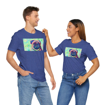 Colorful Pug Shirt - Painterly Pop Art Dog Tee