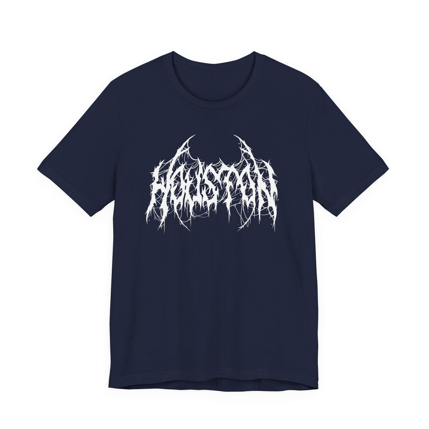 Houston Heavy Metal Logo T-Shirt - Black and White Graphic Tee