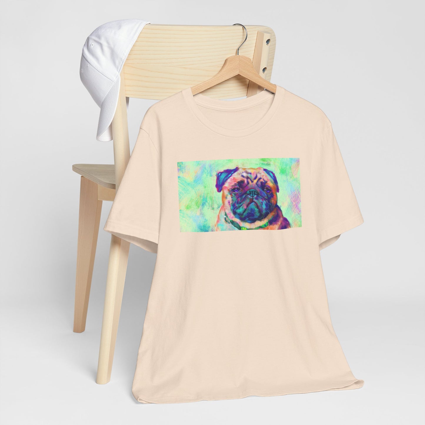 Colorful Pug Shirt - Painterly Pop Art Dog Tee