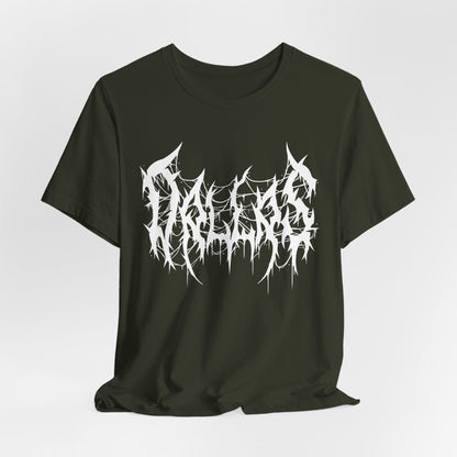 Dallas Heavy Metal Logo T-Shirt - Black and White Graphic Tee