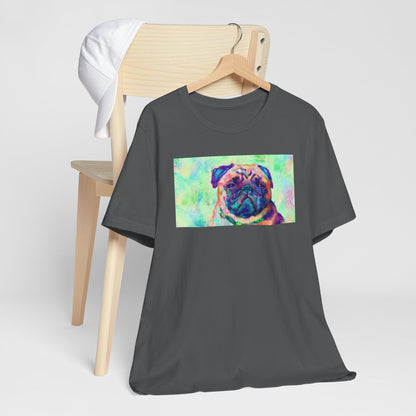 Colorful Pug Shirt - Painterly Pop Art Dog Tee