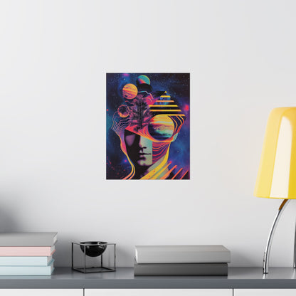 Cosmic Intentions III Poster Art Print | Retro Psychedelic Poster