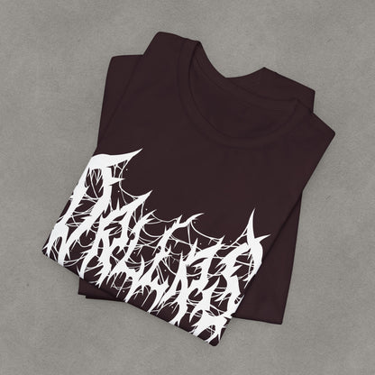 Dallas Heavy Metal Logo T-Shirt - Black and White Graphic Tee