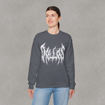 Dallas Heavy Metal Sweatshirt - Black and White Streetwear