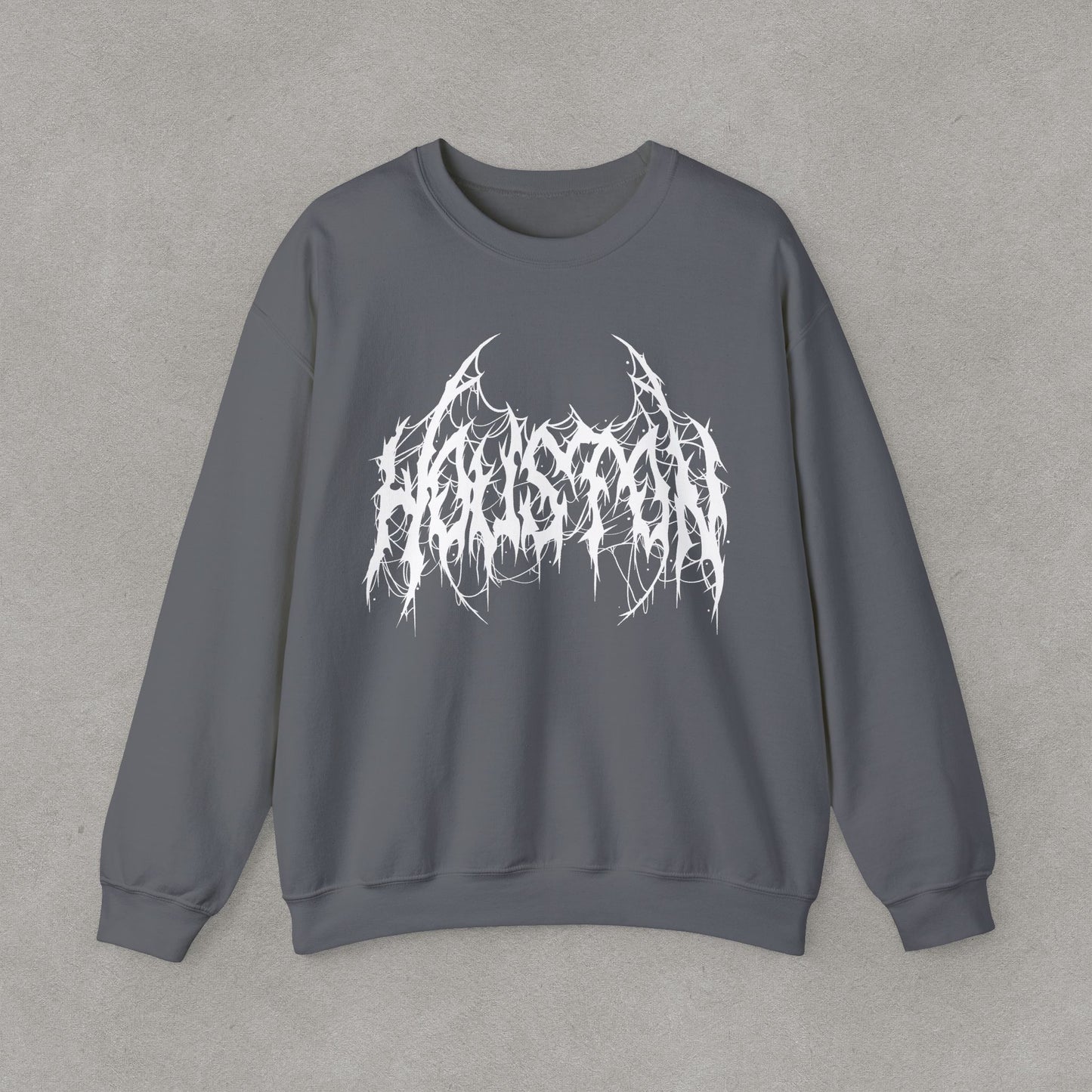 Houston Heavy Metal Sweatshirt - HTX Grunge Logo