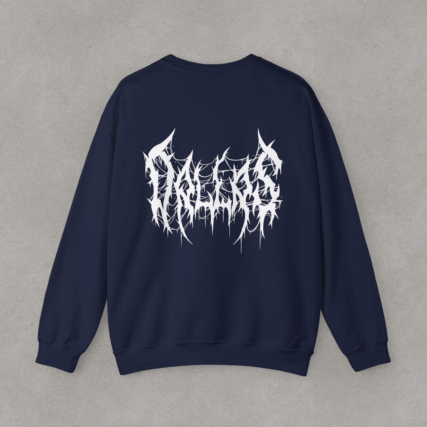 Dallas Heavy Metal Sweatshirt - Black and White Streetwear