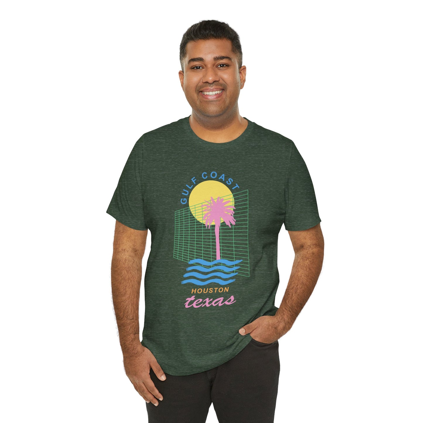 Gulf Coast Houston Shirt, HTX Retro 80's Vibes