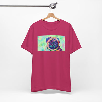 Colorful Pug Shirt - Painterly Pop Art Dog Tee