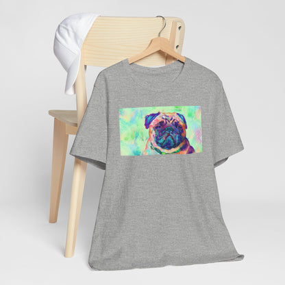 Colorful Pug Shirt - Painterly Pop Art Dog Tee
