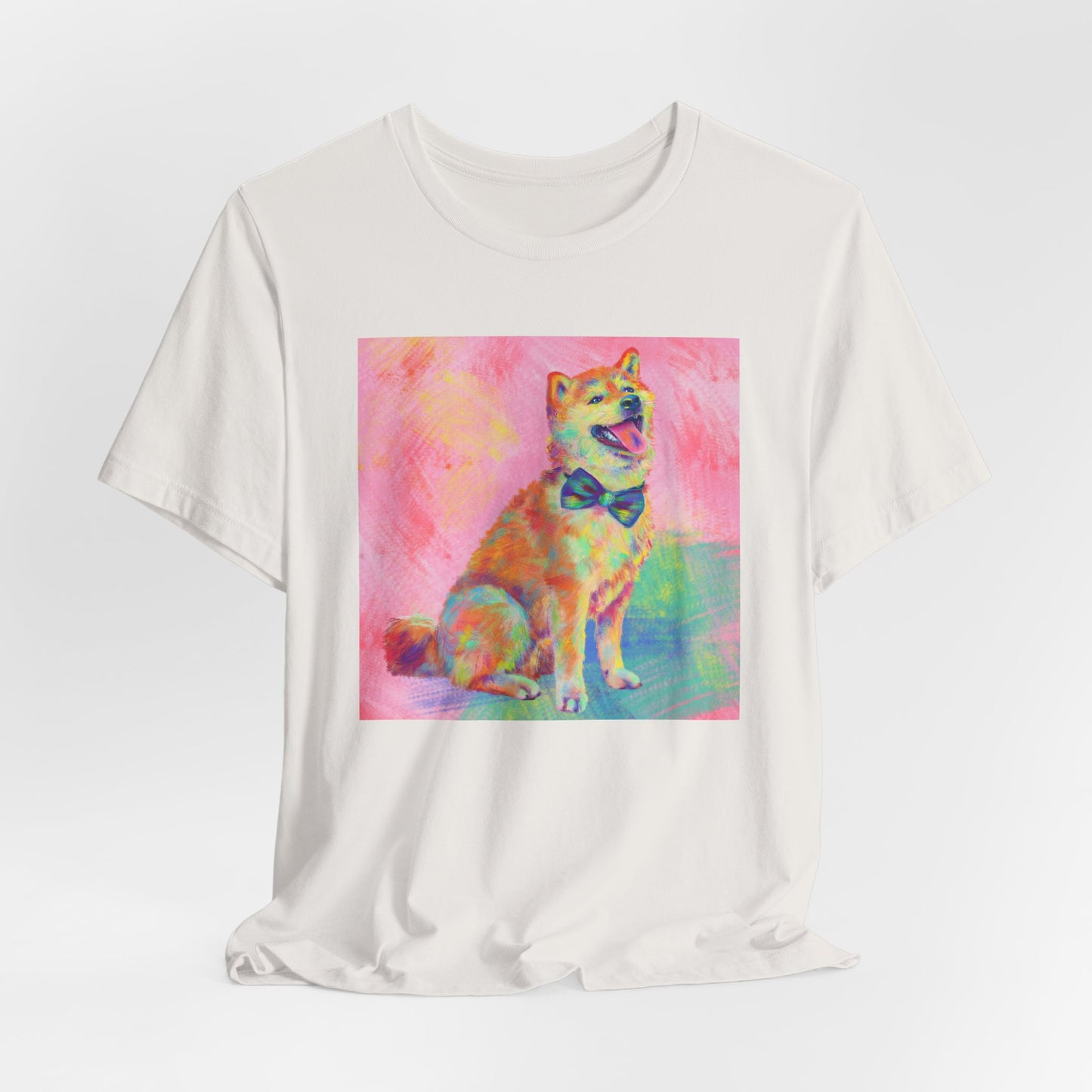 Colorful Shiba Inu Shirt - Painterly Pop Art Dog Tee