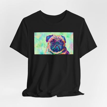 Colorful Pug Shirt - Painterly Pop Art Dog Tee