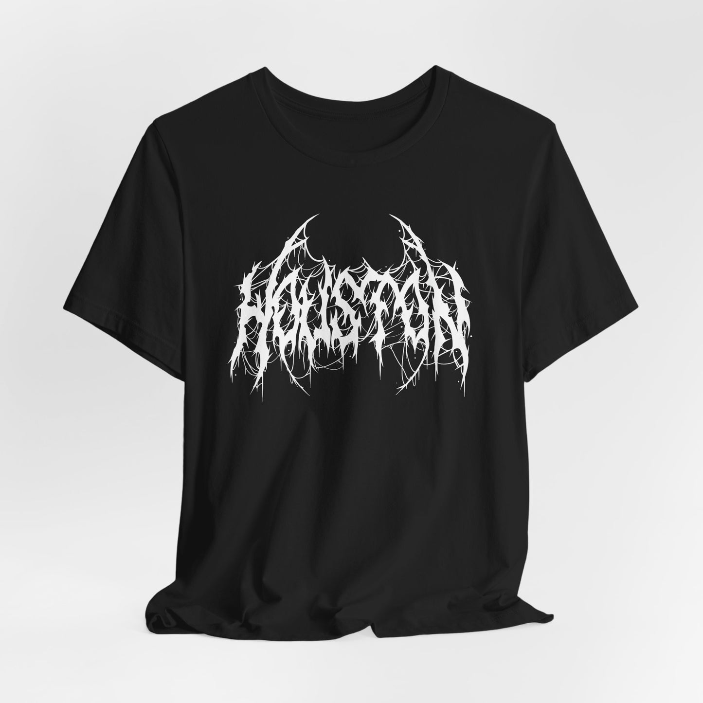 Houston Heavy Metal Logo T-Shirt - Black and White Graphic Tee