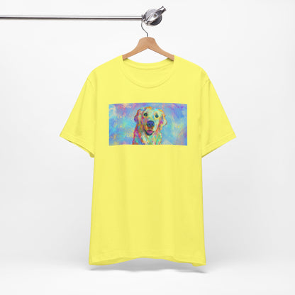 Colorful Golden Retriever Shirt - Painterly Pop Art Dog Tee