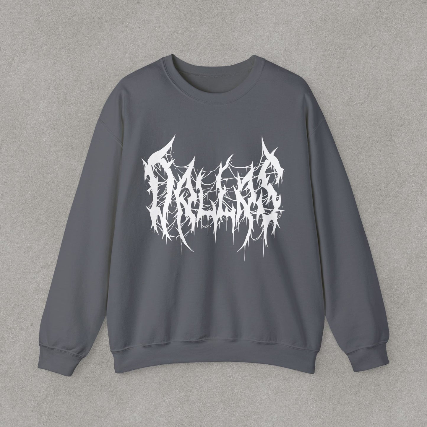 Dallas Heavy Metal Sweatshirt - Black and White Streetwear