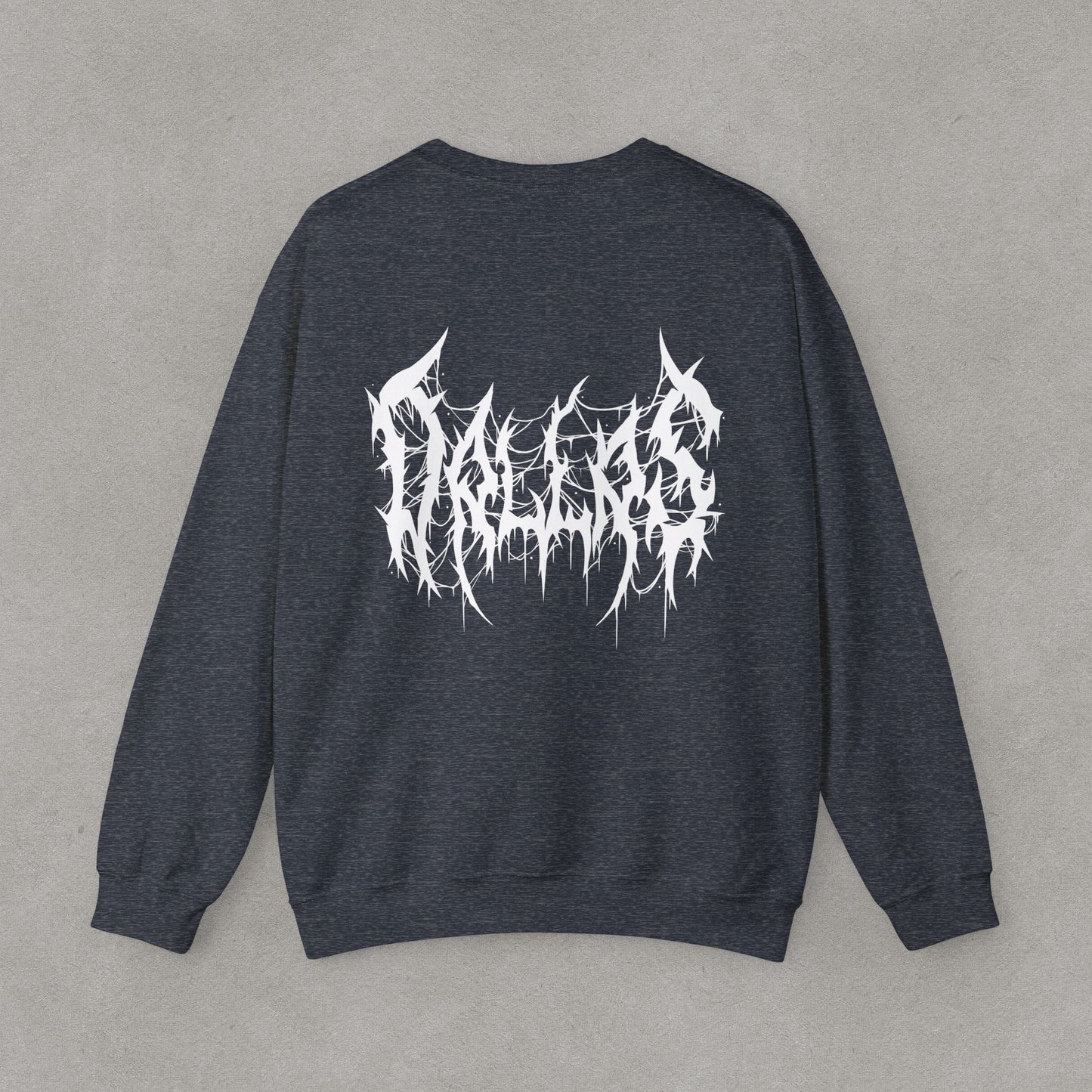 Dallas Heavy Metal Sweatshirt - Black and White Streetwear