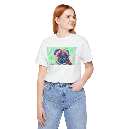Colorful Pug Shirt - Painterly Pop Art Dog Tee