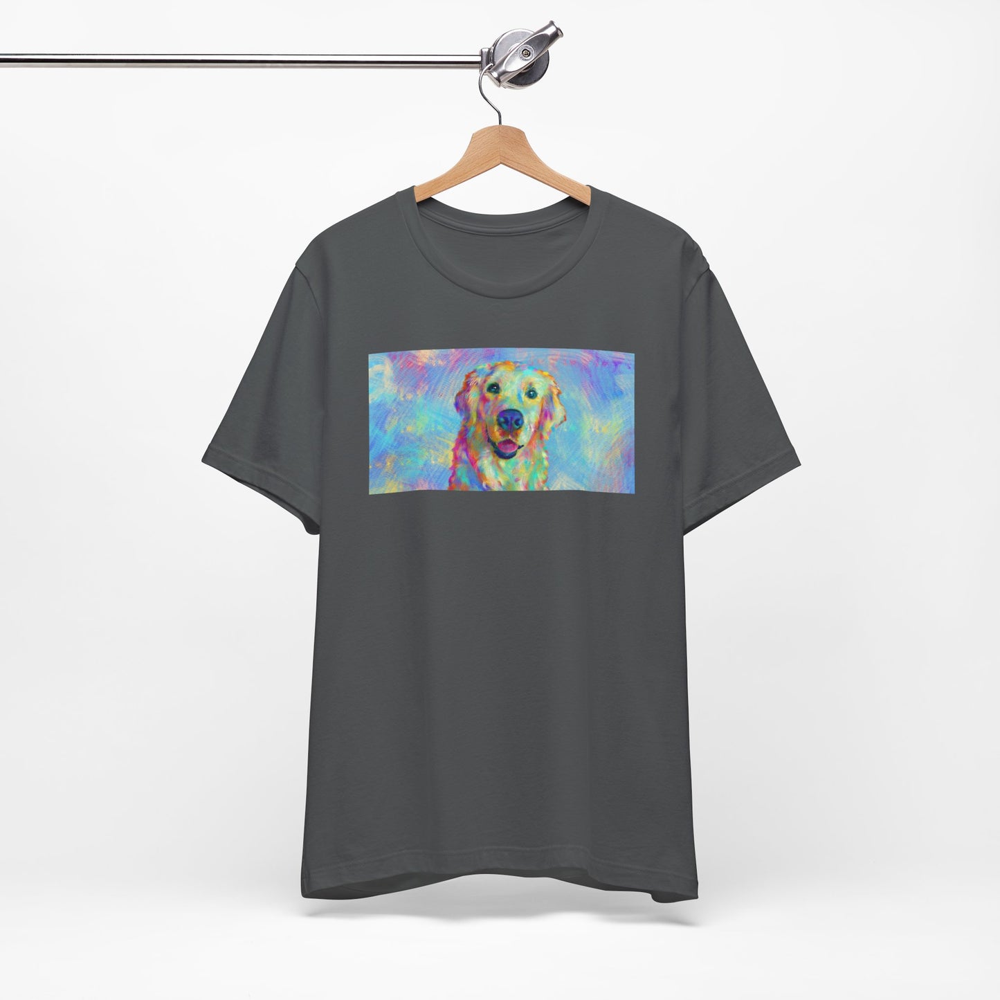Colorful Golden Retriever Shirt - Painterly Pop Art Dog Tee