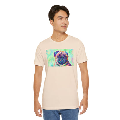 Colorful Pug Shirt - Painterly Pop Art Dog Tee