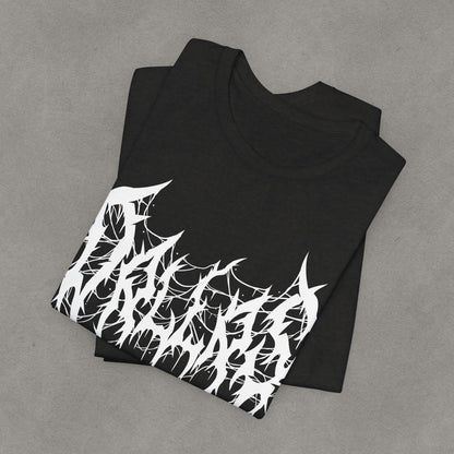 Dallas Heavy Metal Logo T-Shirt - Black and White Graphic Tee