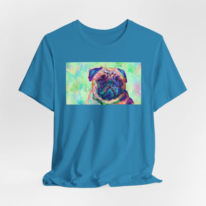 Colorful Pug Shirt - Painterly Pop Art Dog Tee
