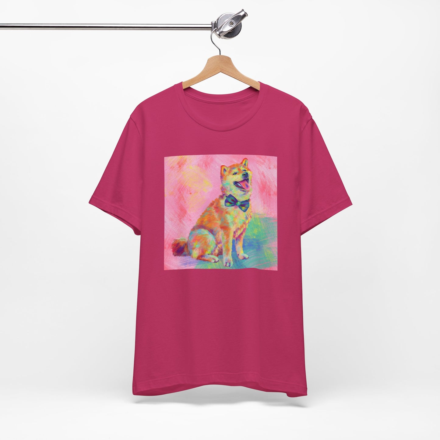 Colorful Shiba Inu Shirt - Painterly Pop Art Dog Tee