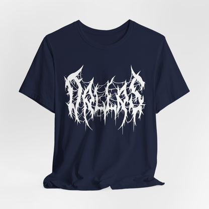 Dallas Heavy Metal Logo T-Shirt - Black and White Graphic Tee