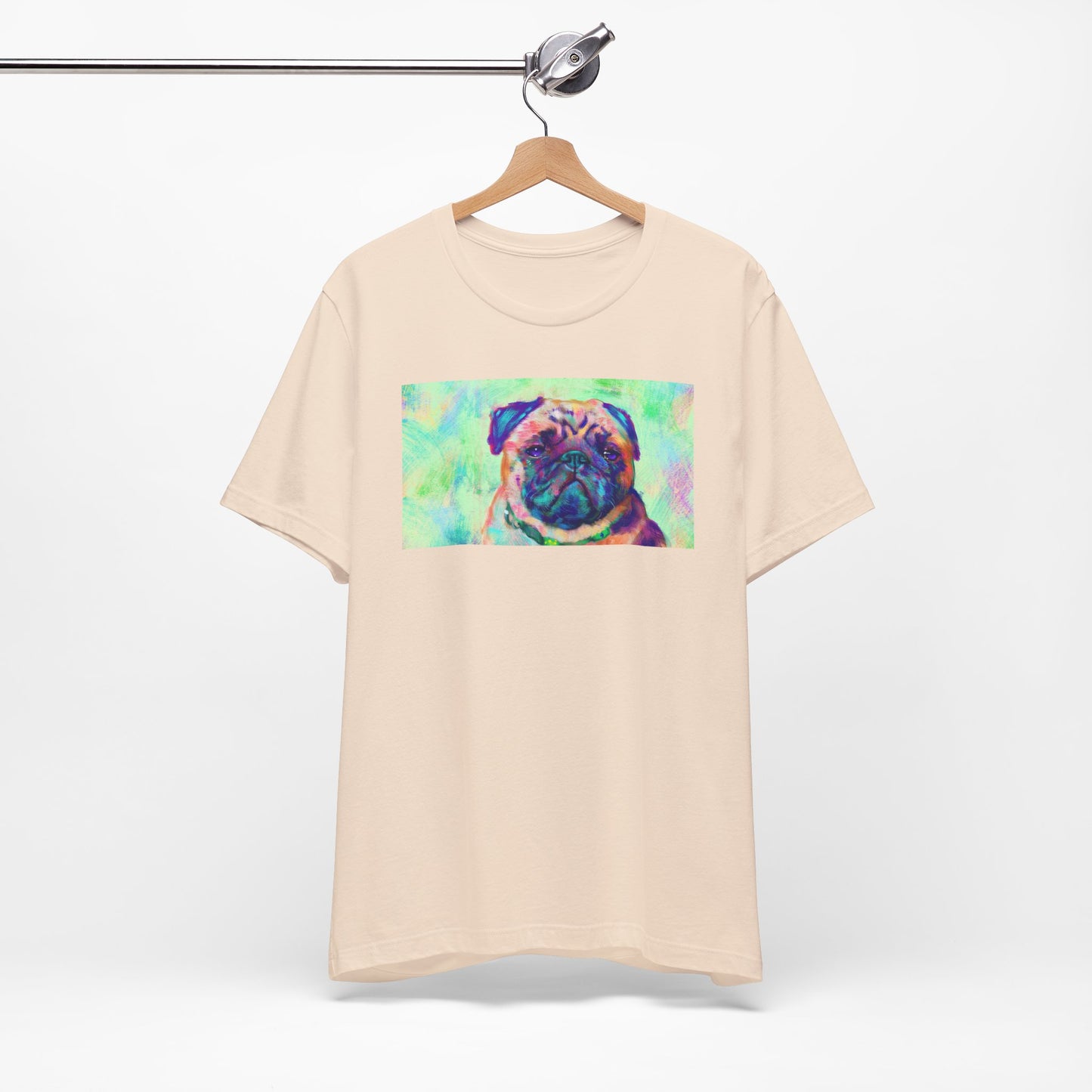 Colorful Pug Shirt - Painterly Pop Art Dog Tee