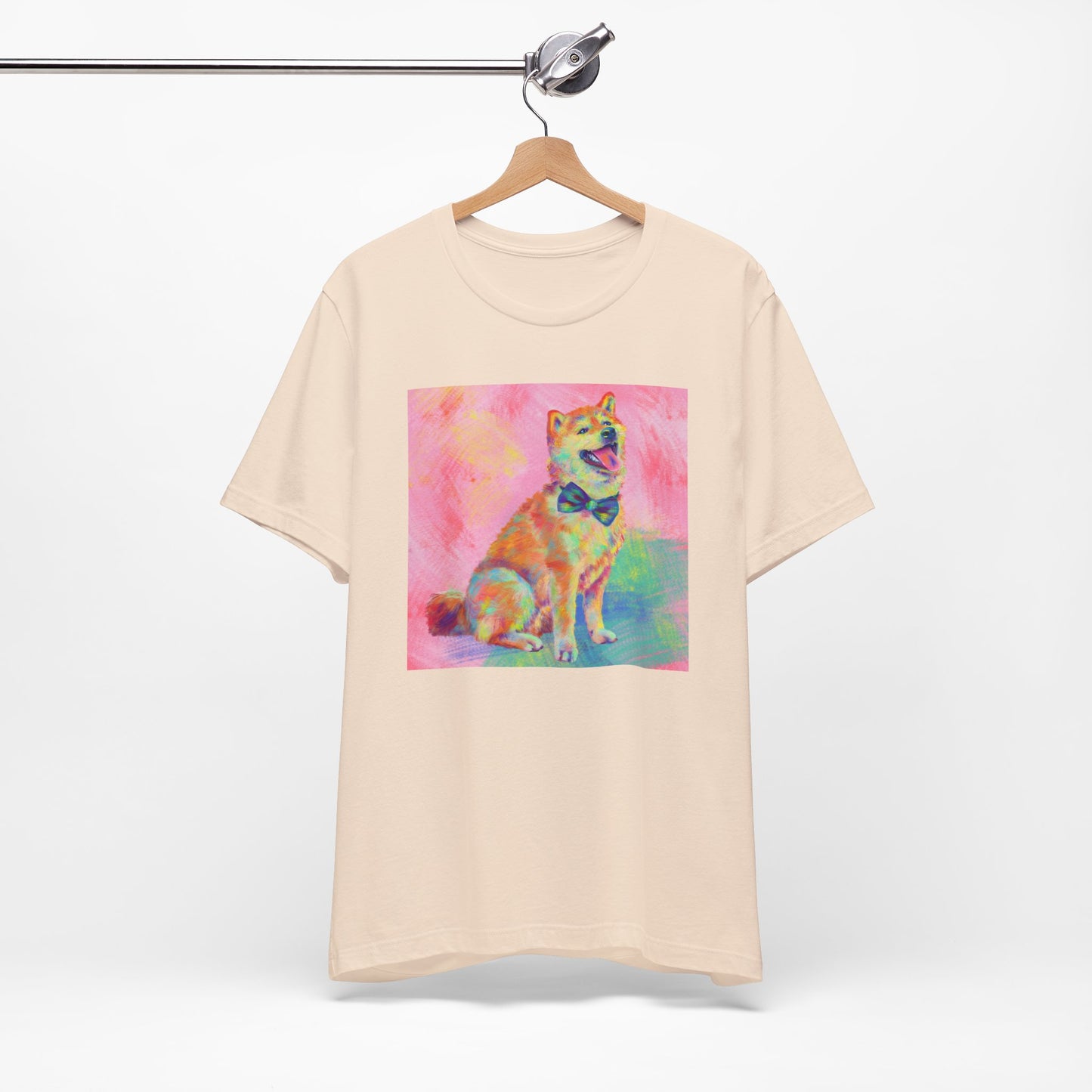 Colorful Shiba Inu Shirt - Painterly Pop Art Dog Tee