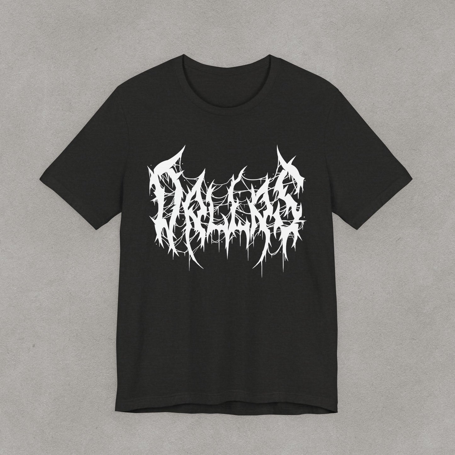 Dallas Heavy Metal Logo T-Shirt - Black and White Graphic Tee