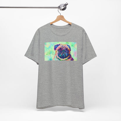 Colorful Pug Shirt - Painterly Pop Art Dog Tee