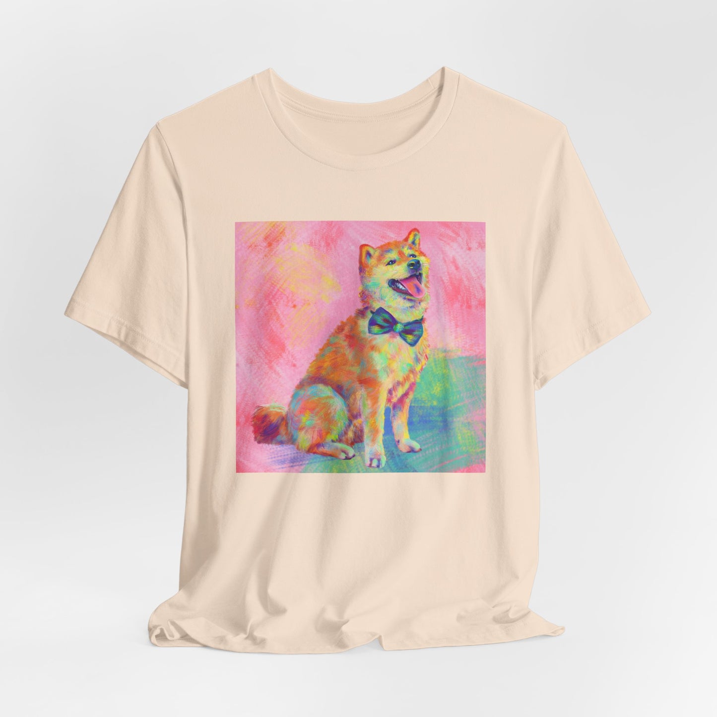 Colorful Shiba Inu Shirt - Painterly Pop Art Dog Tee