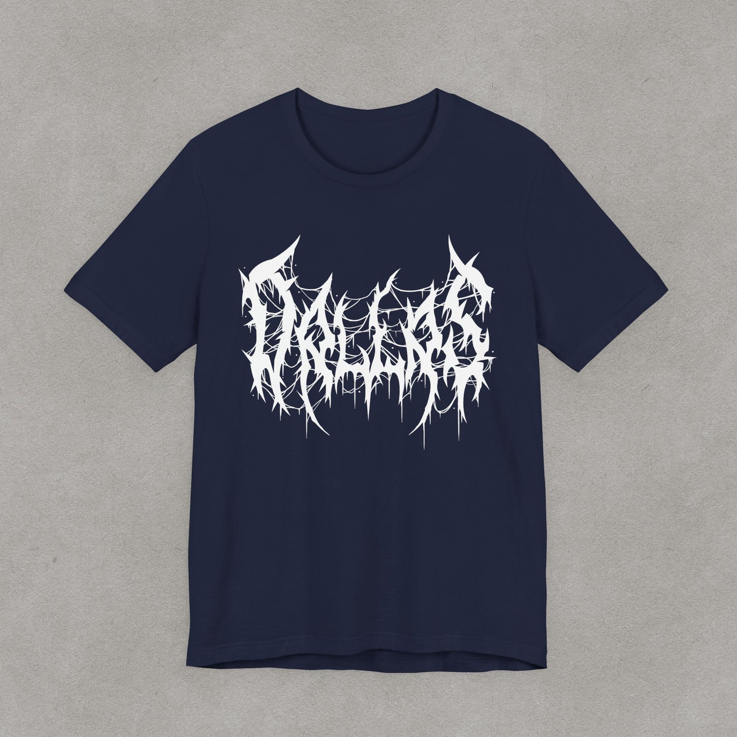 Dallas Heavy Metal Logo T-Shirt - Black and White Graphic Tee