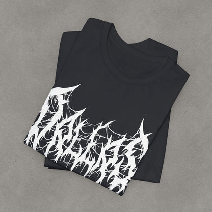 Dallas Heavy Metal Logo T-Shirt - Black and White Graphic Tee