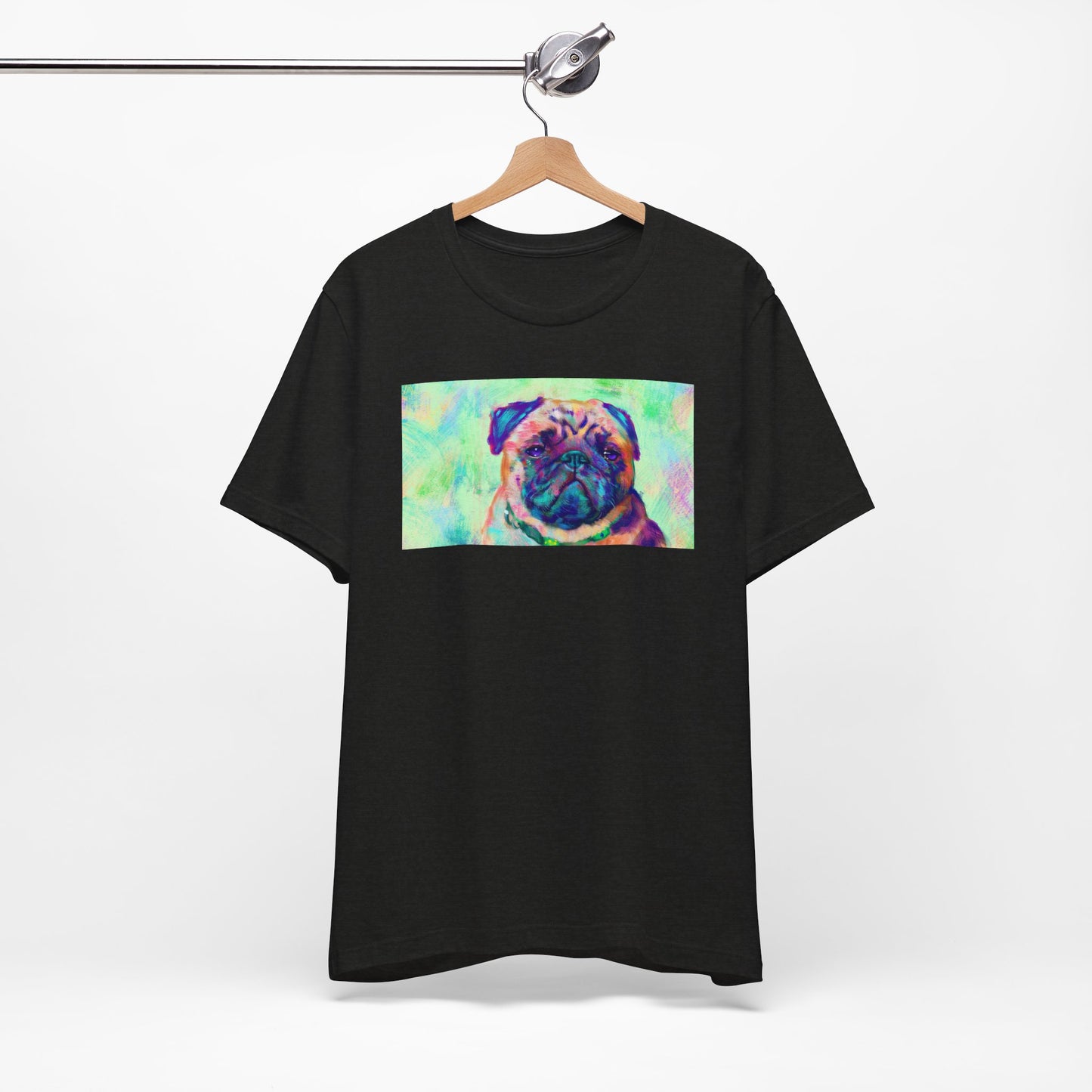 Colorful Pug Shirt - Painterly Pop Art Dog Tee