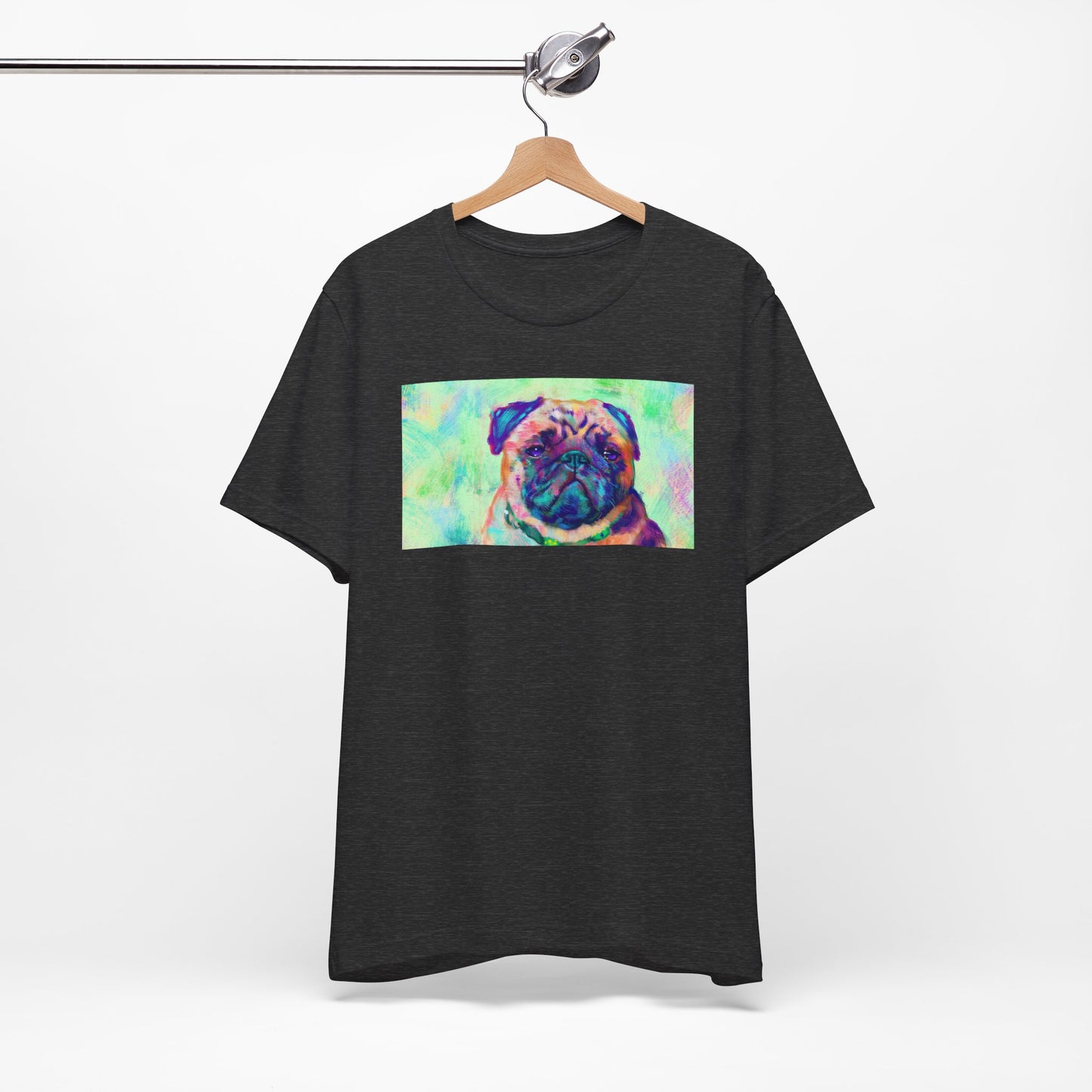 Colorful Pug Shirt - Painterly Pop Art Dog Tee
